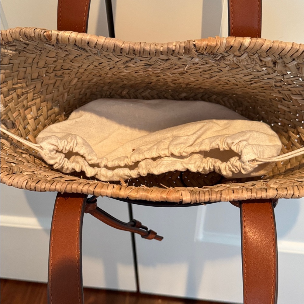 Brown Woven Tote Bag - Picture 3 of 5